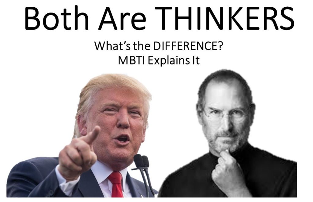 Trump vs Jobs using MBTI Assessment Tool